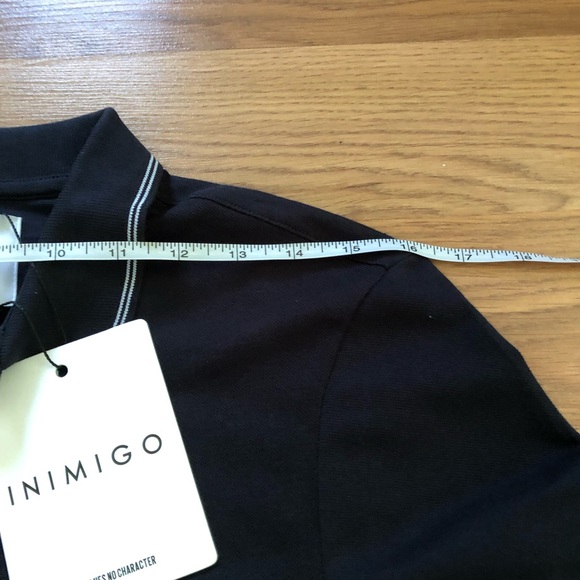 INIMIGO- Men’s Classic print heart jersey polo - Picture 9 of 9